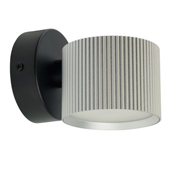 Светильник  настенный Feron HL4580 ARIA 12W, 230V,GX53, серебро + черный IP20 51676 - фото 169689