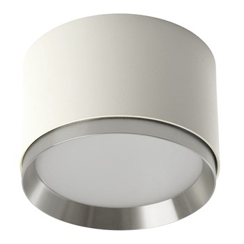 Светильник потолочный Feron Barrel DUET HL459  12W, 230V,GX53, белый + хром IP20 51688 - фото 169825