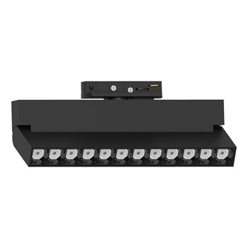 Светильник трековый светодиодный на шинопровод 12W, 1080 Lm, 4000К, 30 градусов, черный, Feron AL139 серия LensFold 51716 - фото 170717