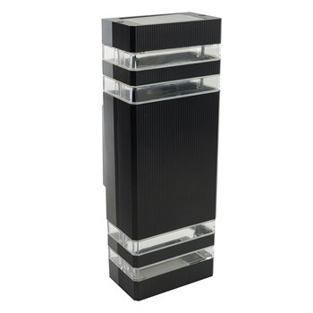 Светильник садово-парковый  Feron.ONE DH0807-P, на стену вверх/вниз,  2*GU10 220-240V, черный пластик 51539 - фото 170741