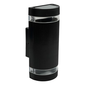 Светильник садово-парковый Feron.ONE DH1702-P, на стену вверх/вниз, 2*GU10 220-240V, черный пластик 51540 - фото 170753