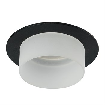 Светильник встраиваемый Feron DL3115 потолочный MR16 G5.3 черный 51934 - фото 170776