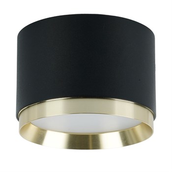 Светильник потолочный Feron Barrel DUET HL459 12W, 230V,GX53, черный + золото IP20 52021 - фото 170849