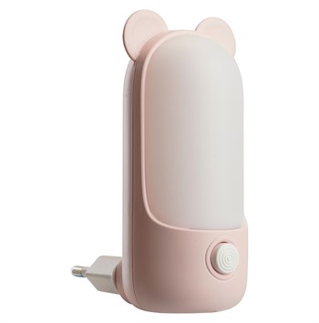 Светильник ночник Feron FN1172 0,8W 220V, розовый 52061 - фото 170893