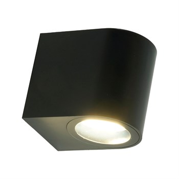 Светильник садово-парковый Feron.ONE DH014-P,на стену, GU10 220-240V, черный пластик 51543 - фото 171335