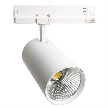 Светодиодный светильник Feron AL147 трековый на шинопровод 40W 4000K 35 градусов белый, 3х фазный 51600 - фото 172201