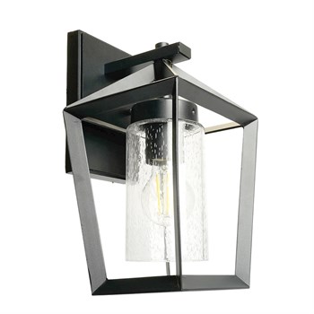 Светильник садово-парковый Feron PL771  на стену вниз 40W 220-240V E27, черный 51836 - фото 172528