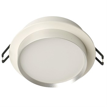 Светильник встраиваемый Feron DL507 потолочный GX53 белый + серебро круг 51353 - фото 172788