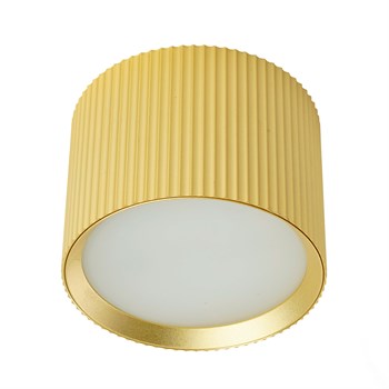 Светильник потолочный Feron HL458  Barrel ARIA 12W, 230V, GX53, золото 51673 - фото 173443