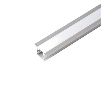 Профиль алюминиевый встраиваемый "Линии света", серебро, CAB255 52152 - фото 173547