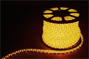 Дюралайт светодиодный Feron LED-F3W 3-х жильный , желтый, 2,88Вт/м 72LED/м 50м 220V 26068 - фото 176985