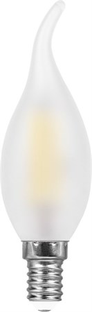 Лампа светодиодная Feron LB-59 Свеча на ветру E14 5W 2700K 25649 - фото 176990