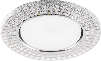 Светильник встраиваемый с белой LED подсветкой Feron CD4028 потолочный GX53 без лампы прозрачный 32651 - фото 177296
