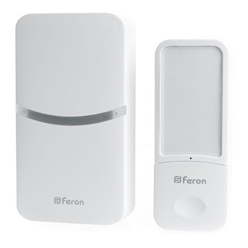 Звонок дверной Feron DB-100 Электрический 18 мелодий белый 230V 41437 - фото 178502
