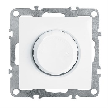 Выключатель диммирующий (механизм), STEKKER, PSW10-9106-01, 250В, 650W, серия Эрна, белый 39313 - фото 178720