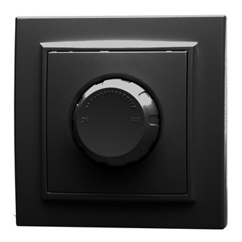 Выключатель диммирующий STEKKER, PSW10-9006-03, 250V, 650W, серия Эрна, черный 39474 - фото 178929