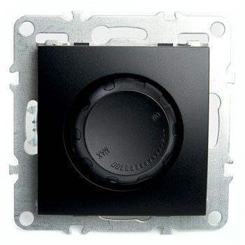 Выключатель диммирующий (механизм), STEKKER, PSW10-9106-03, 250В, 650W, серия Эрна, черный 49150 - фото 181714