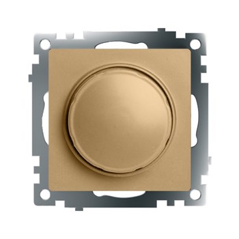 Выключатель диммирующий TRIAC (механизм), STEKKER, 250В, 500W, серия Катрин, золото, GLS10-7106-08 49218 - фото 184656