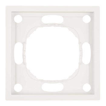 Рамка STEKKER, PFR00-5001-01 1-местная, серия Эмили, белый фарфор, soft touch 49884 - фото 186240