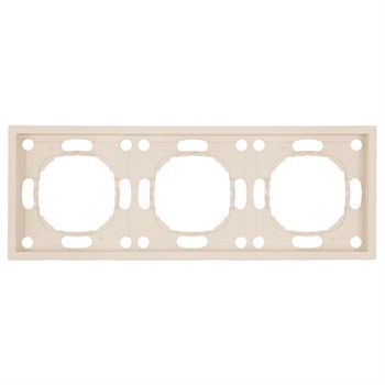 Рамка STEKKER, PFR00-5003-08 3-местная, серия Эмили, кашемир, soft touch 49912 - фото 186437