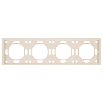 Рамка STEKKER, PFR00-5004-08 4-местная, серия Эмили, кашемир, soft touch 49913 - фото 186662