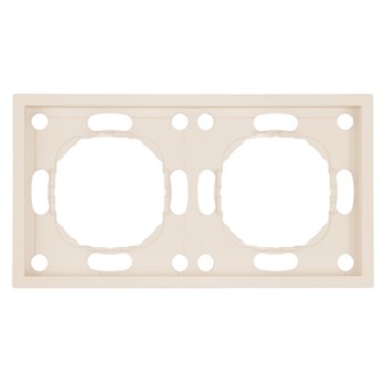 Рамка STEKKER, PFR00-5002-08 2-местная, серия Эмили, кашемир, soft touch 49911 - фото 186769