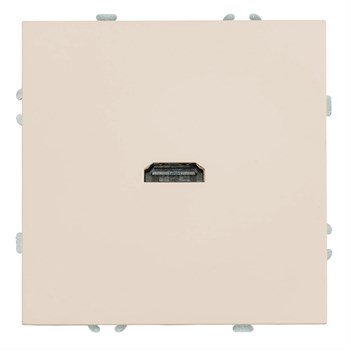 Розетка HDMI 2.0 Type A (механизм), STEKKER, серия Эмили, RST00-5118-08, кашемир, soft touch 50169 - фото 187193