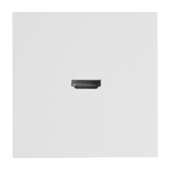 Розетка HDMI 2.0 Type A (механизм), STEKKER серия Мия, RST00-3118-01, белая магнолия 50827 - фото 190847