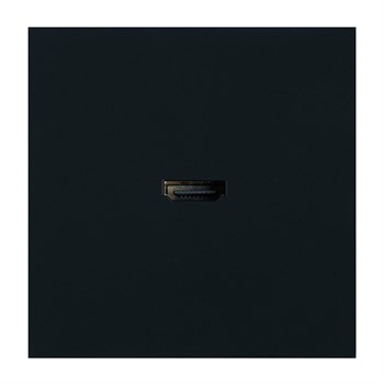 Розетка HDMI 2.0 Type A (механизм), STEKKER, серия Мия, RST00-3118-05, черный бархат 50828 - фото 190854
