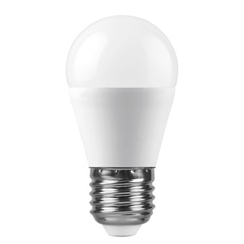 Лампа светодиодная SAFFIT SBG4520 Шарик E27 20W 230V 2700K 53403 - фото 190951