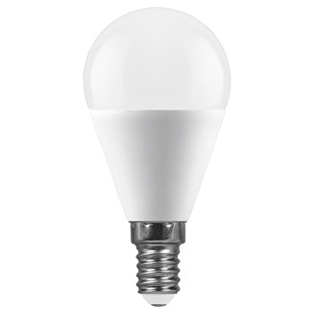 Лампа светодиодная Feron LB-990 Шарик E14 15W 175-265V 2700K 53402 - фото 190953