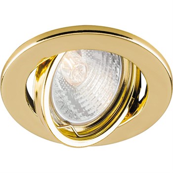 Светильник встраиваемый Feron DL11 потолочный MR16 G5.3 золотистый 15115 - фото 191309