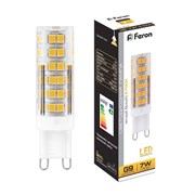Лампа светодиодная Feron LB-433 G9 7W 175-265V 2700K