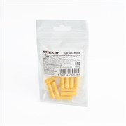 Гильза соединительная изолированная STEKKER LD301-4060 сечение 4,0-6,0 мм2, 48A, желтый (DIY упаковка 10 шт)
