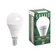 Лампа светодиодная SAFFIT SBG4515 Шарик E14 15W 230V 2700K