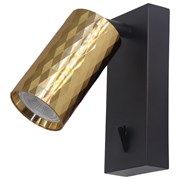 Светильник Feron ML1880 PRISM 35W, 230V, GU10, золото и чёрный