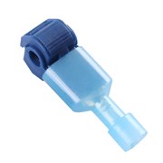 Зажим прокалывающий ответвительный с плоским разъемом (10 пар) 0,75-2,5мм2, синий (DIY упаковка 20шт) LD503-401-25