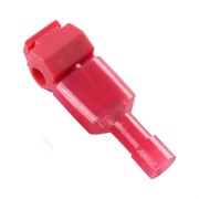 Зажим прокалывающий ответвительный с плоским разъемом (10 пар) 0,5-1мм2, красный (DIY упаковка 20шт) LD503-401-15