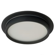 Светильник встраиваемый Feron DL704 потолочный GX70 черный круг IP44