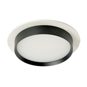 Светильник встраиваемый Feron DL507 потолочный GX53 белый + черный круг 51351