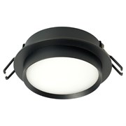 Светильник встраиваемый Feron DL507 потолочный GX53 черный круг 51349