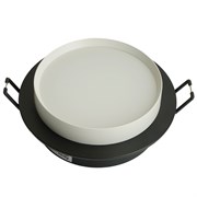 Светильник встраиваемый Feron DL507 потолочный GX53 черный + белый круг 51352