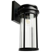 Светильник садово-парковый Feron PL781  на стену вниз 40W 220-240V E27, черный 51838