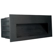 Светодиодный светильник Feron LN012-1 встраиваемый 5W 4000K, IP65, черный 51956