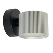 Светильник  настенный Feron HL4580 ARIA 12W, 230V,GX53, серебро + черный IP20 51676