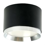 Светильник потолочный Feron Barrel DUET HL459 12W, 230V,GX53, черный + хром IP20 51689