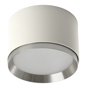 Светильник потолочный Feron Barrel DUET HL459  12W, 230V,GX53, белый + хром IP20 51688