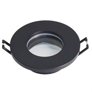 Светильник встраиваемый Feron DL3114 потолочный MR16 G5.3 черный IP44 51367