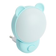 Светильник ночник Feron FN1171 1.2W 220V, синий 52060