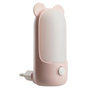 Светильник ночник Feron FN1172 0,8W 220V, розовый 52061